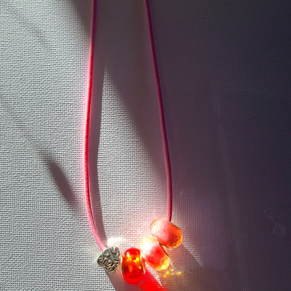 Pink necklace 💗